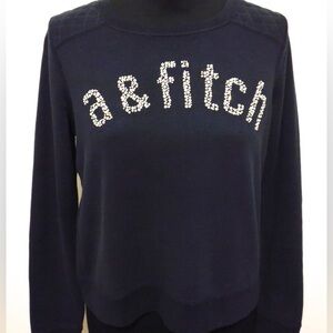 y2K Navy blue Abercrombie & Fitch sweater/ sweatshirt #AbercrombieAndFitch